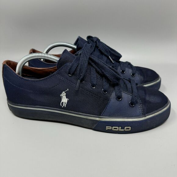 Ralph Lauren Navy Athletic Shoes - Picture 1 of 8
